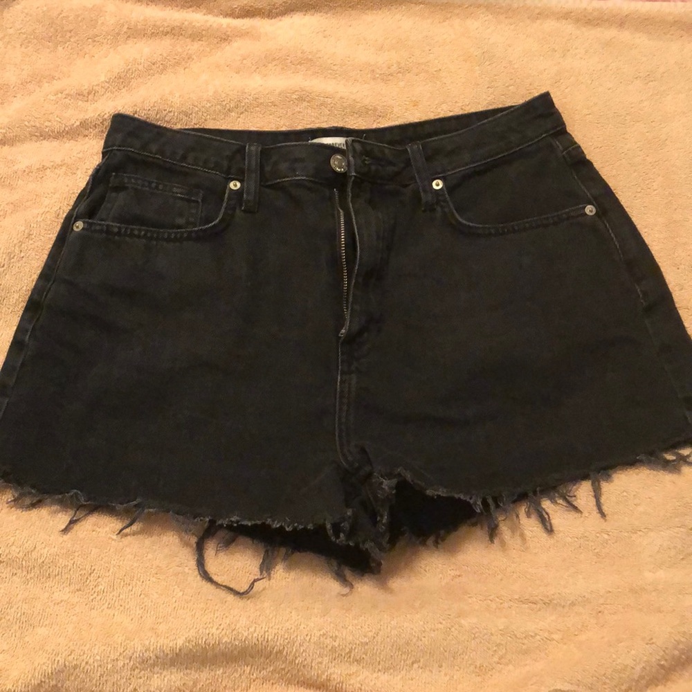 Forever 21 black jean shorts